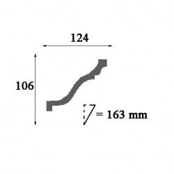 Juosta luboms LE - 0053 (2400x106x124) mm