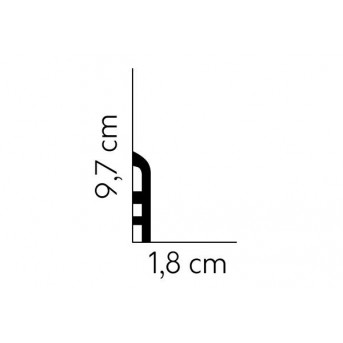 Dažytos grindjuostės MD355