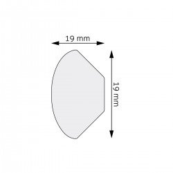 GRINDJUOSTĖS BALTOS LPC12M.