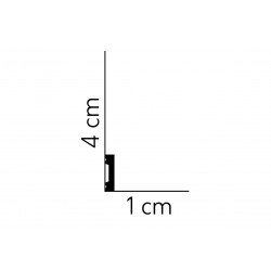 GRINDJUOSTĖS BALTOS (200x4.0x1.0) cm.