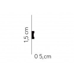 MOLDINGAI SIENOMS (240x1.5x0.5) cm.