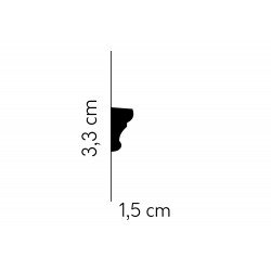 MOLDINGAI 200x3.3x1.5cm.