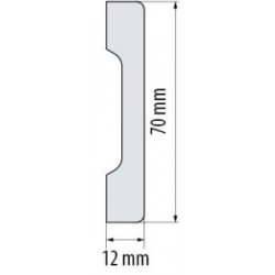 Grindjuostės (244x7.0x1.2) cm.